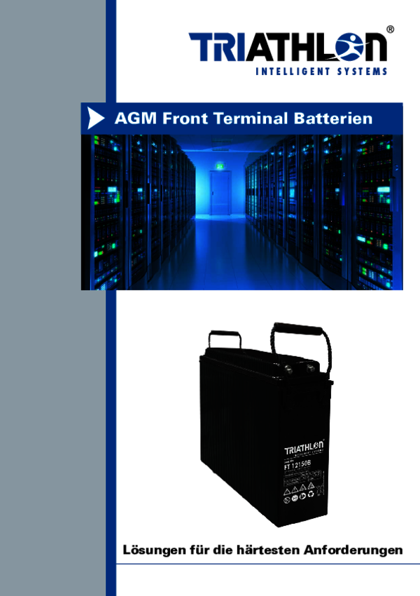 AGM Front-Terminal (FT) Batterien