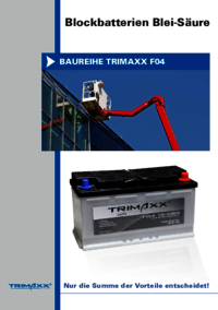 Blockbatterie Trimaxx F04